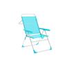 Marbueno Folding Chair 5 Positions Aluminum Aquamarine Beach and Pool 59X61X97 Cm 10310
