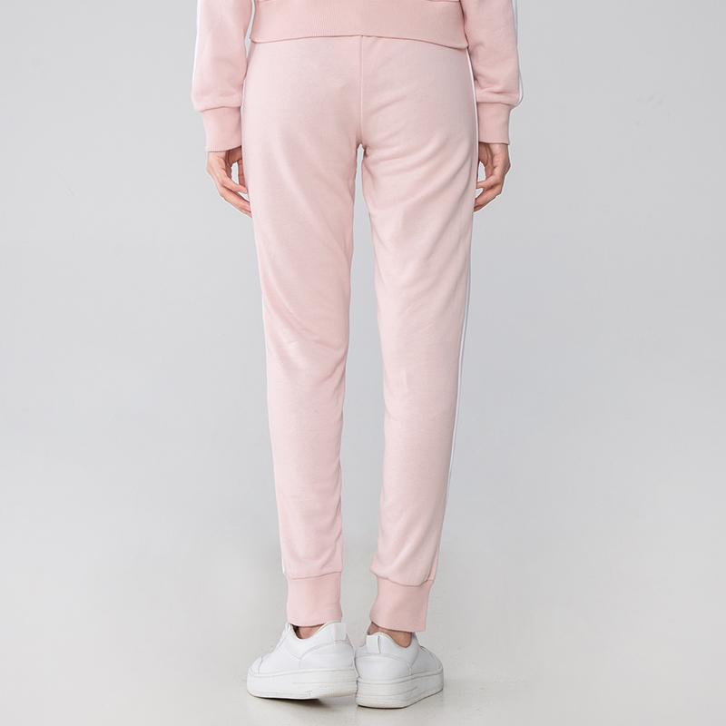 Puma Calças de Moletom Casuais Retrô Esportivas Respiráveis com Punho Calças de Moletom Femininas Rosa 531418-36