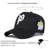 Unisex Gothic P Embroidery Adjustable Personality Baseball Hat Street Hip-hop Caps Spring Autumn Outdoor Leisure Hats Travel Accessories for Women Men
