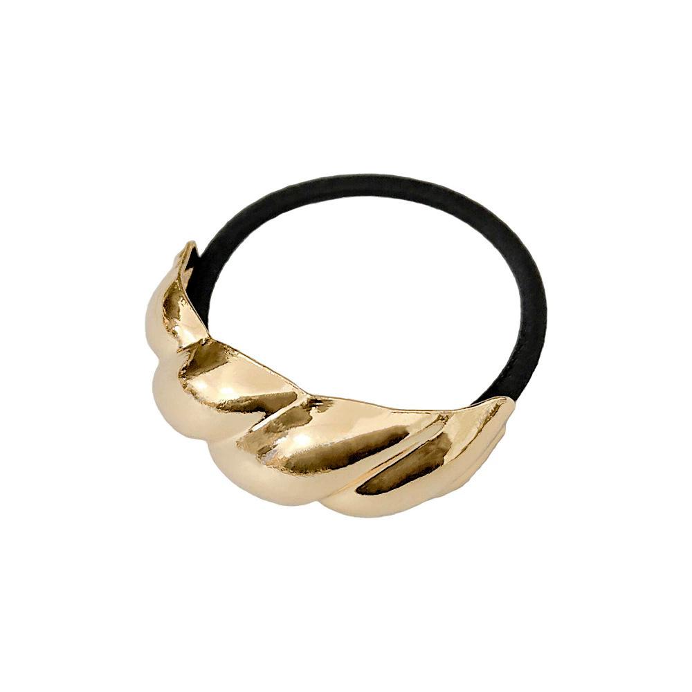 Mode Punk Geometrische Metall Haarspangen Elastische Haargummis Haarseil Stirnbänder Für Damen Mädchen Haarschmuck Geschenke