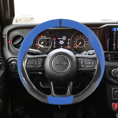 Housse de volant respirante 38CM pour Jeep Wrangler JK Patriot Commander Gladiator Renegade Grand Cherokee Compass Wagoneer
