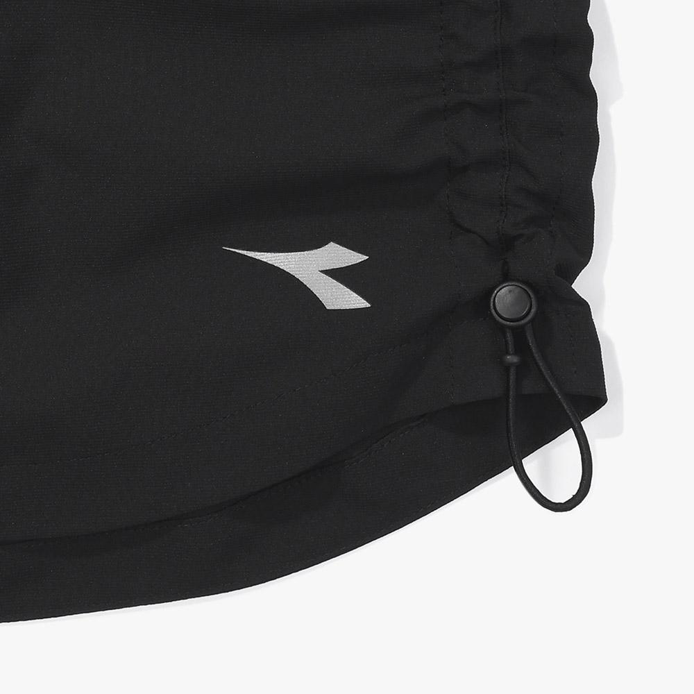diadora Shirred 4.5-Inch Running Shorts Women'S Black