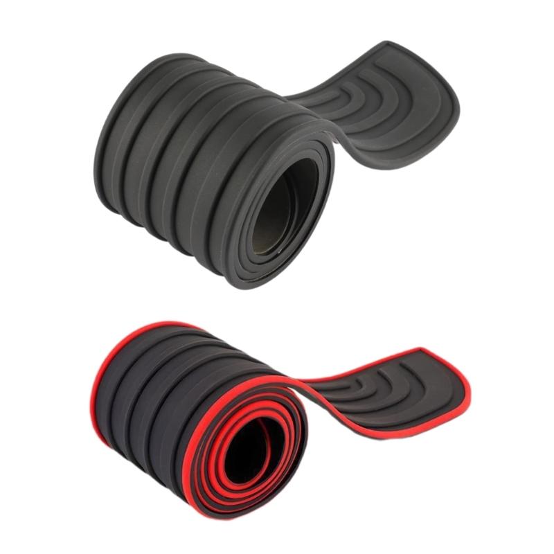 Universally Car Trunk Door Sill Plate Protector Rear Bumper Guard Rubber Mouldings Pad Trim Cover Strips Car Styling