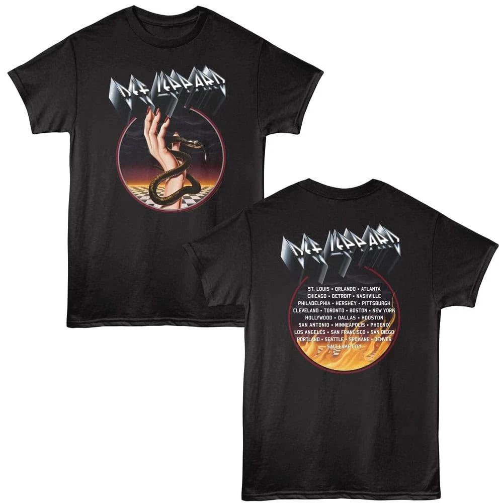 Def Leppard Snake Grip Summer Stadium Tour Men s T Shirt 2XL