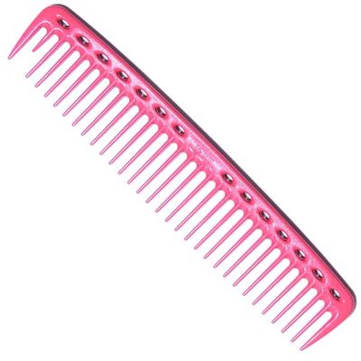 Y.S. Park YS-402 Hair Cutting Comb Pink - Professional Hairbrush for Stylists
