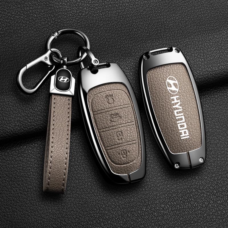 Modern Metal Key Shell Case for Santa Fe ix45/ix35