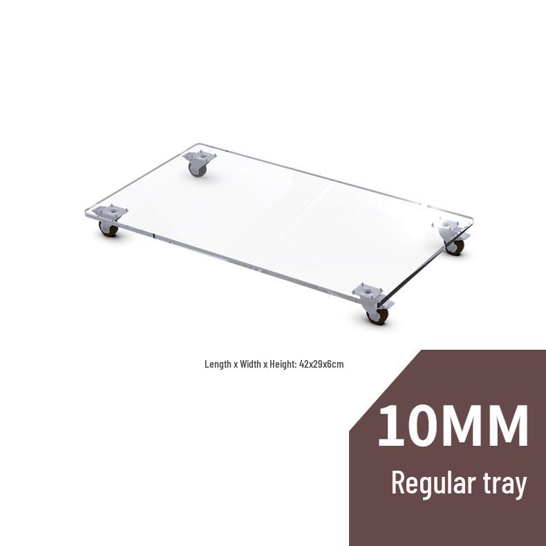 Clear Art Doll Display Case: Dustproof Stand for Pop Mart Figures and Building Blocks