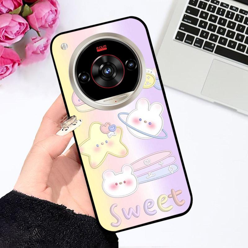 Etui na Nubia Focus 2 Ultra Z2463N 6.8" Miękki Silikon TPU Pokrowiec na Telefon dla ZTE Nubia Focus2 Ultra 5G Odporna na Wstrząsy Obudowa Focus2Ultra