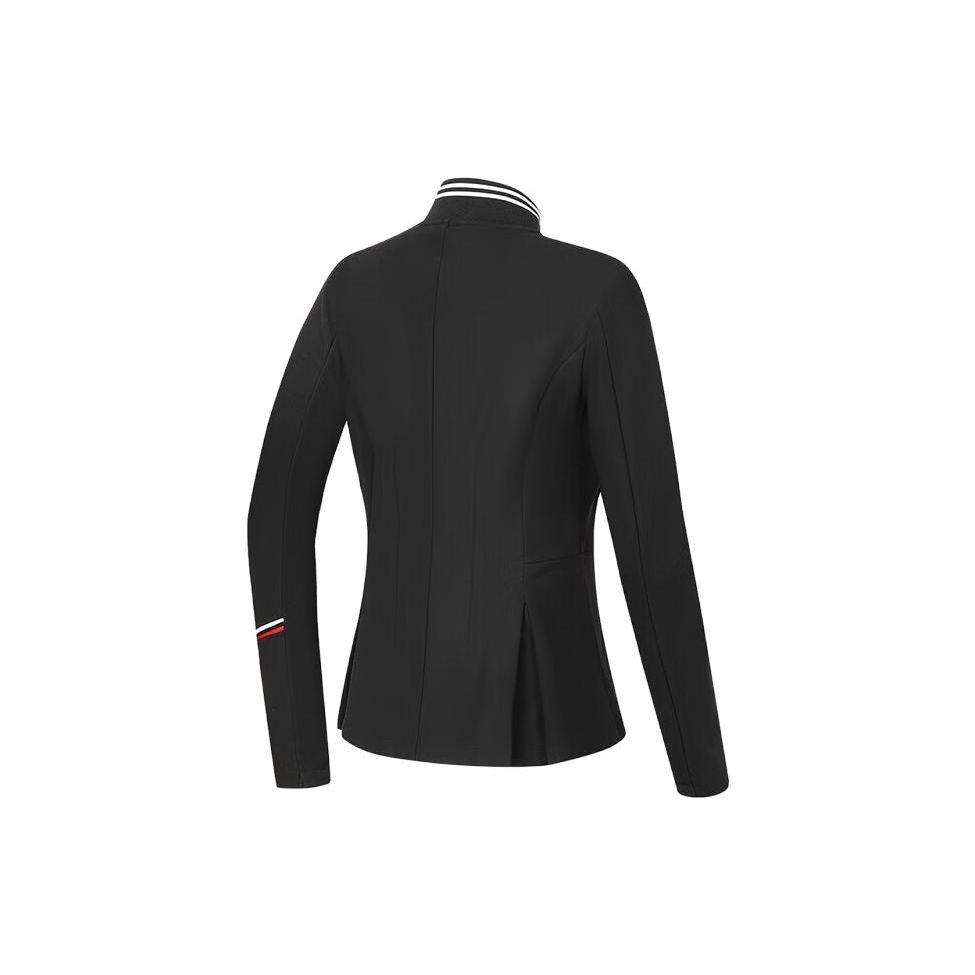 Fila Golf Series Color Block Zip Collar Jacket Women Jackets Deep-Black A11W345501FBK