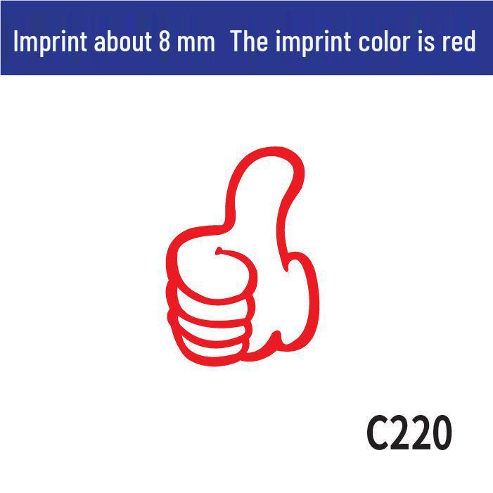 Mała Okrągła Pieczątka Nauczyciela: Pięcioramienna gwiazda dla zachęty i kontroli jakości