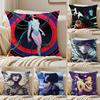 Classic Japanese Anime GGhost In The Shell Cushion Cover Pillowcase Antidustmite Invisible Zipper Short Plush Sofa Cushion
