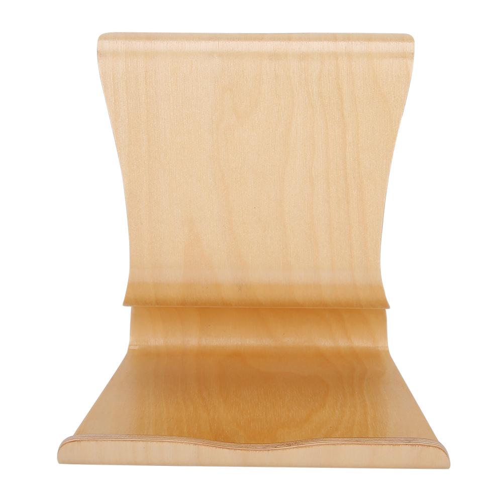 Wooden Mobile Phone Stand Tabletop Tablet Holder Bracket for Bedside   Desktop