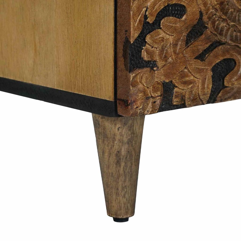 Sideboard 2 Pieces Brown 60 x 33.5 x 75 cm Solid Mango Wood