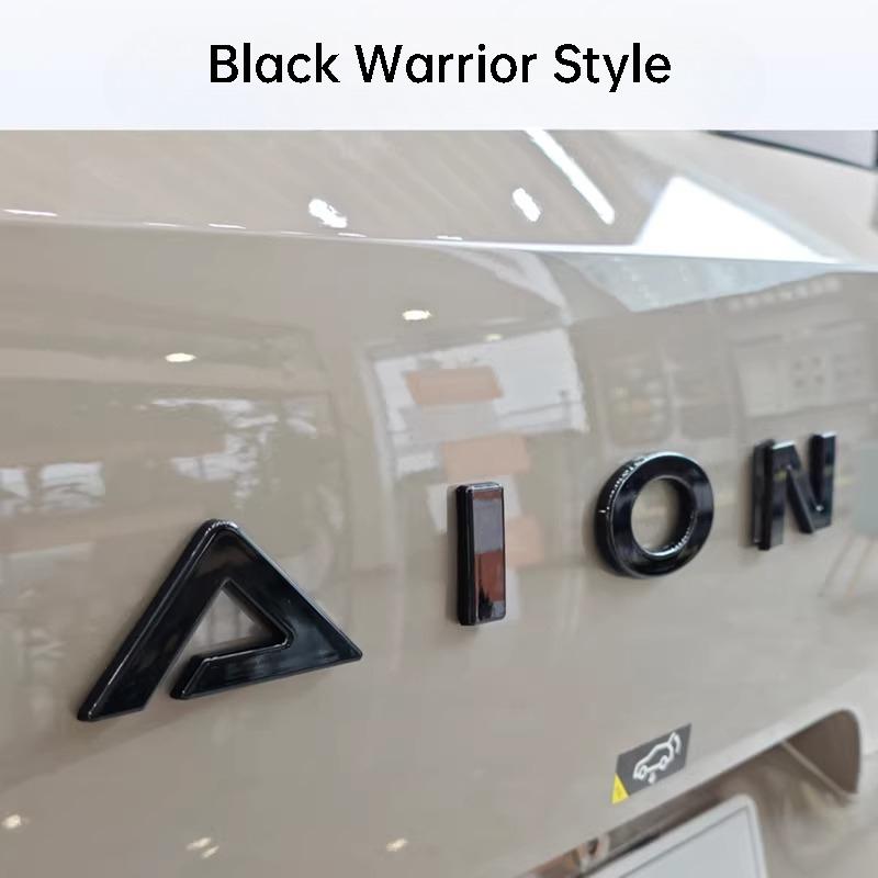 For GAC Aion V Tyrannosaurus Front Rear Letter Emblem Blackened Hood Trunk Badge Exterior Decoration Modification Accessories