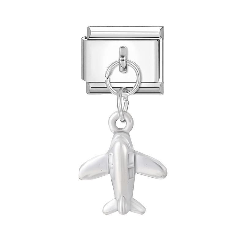Fashion Magic Wand Heart Sun Baseball Rugby Pendant Italian Charm Link Fit 9mm Stainless Steel Bracelet DIY Making for Men Women