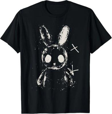 Creepy Cute Bunny Rabbit Alt Goth Grunge Horror Aesthetic T-Shirt