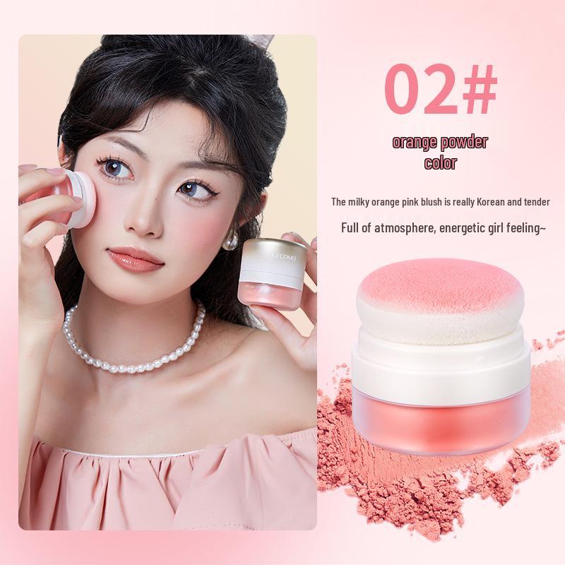 GECOMO Cloud Soft Blush Powder Mist: Matte, Long-lasting, No Fallout, No Caking, Enhances Complexion, Youthful Glow.