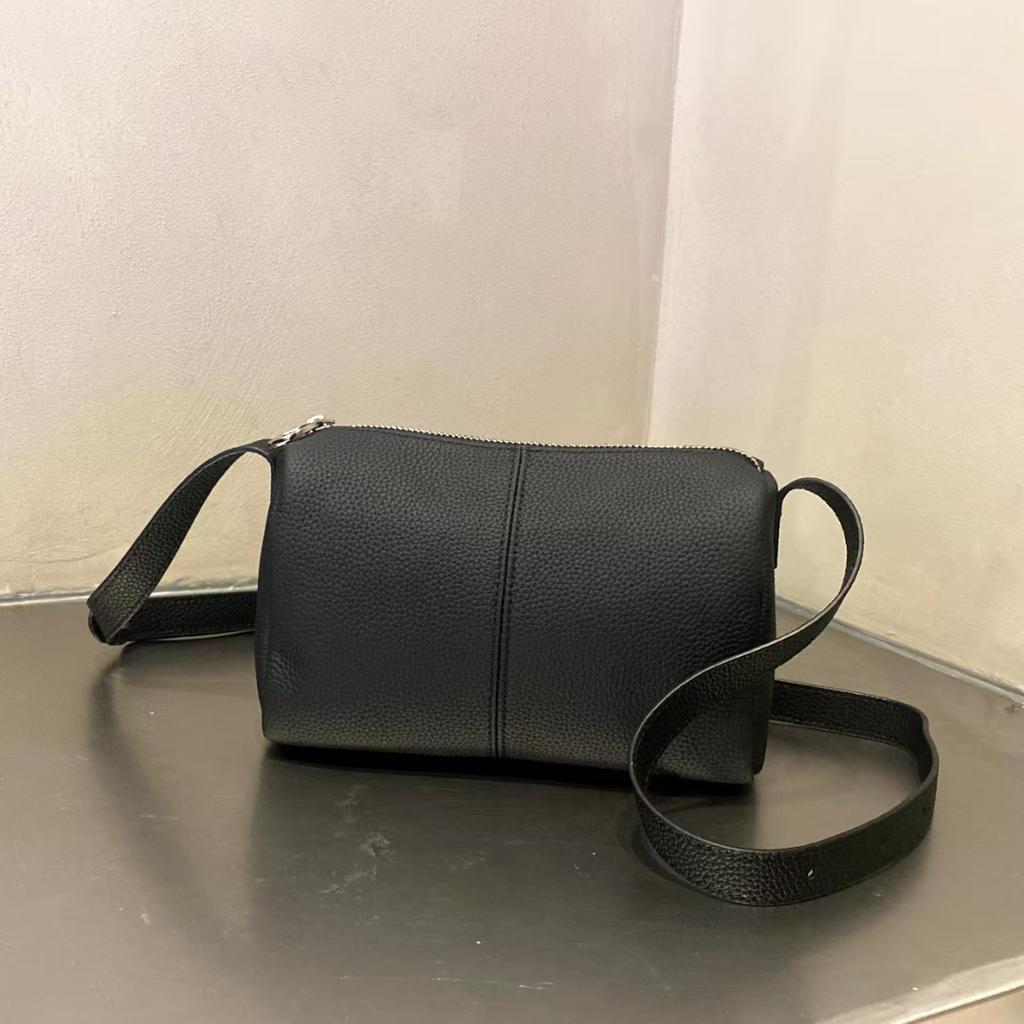 First Layer Cowhide Women's Bag, Simple Women's Shoulder Bag, Premium Texture Messenger Bag, Commuter Casual Leather Bag