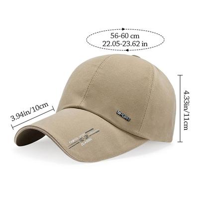 Adjustable Baseball Cap Embroidery Snapback Hat Casual Sun Hat  Running