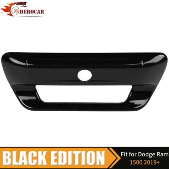 Tailgate Exterior Door Handle Cover for Dodge Ram 1500 -2024 Gloss Black
