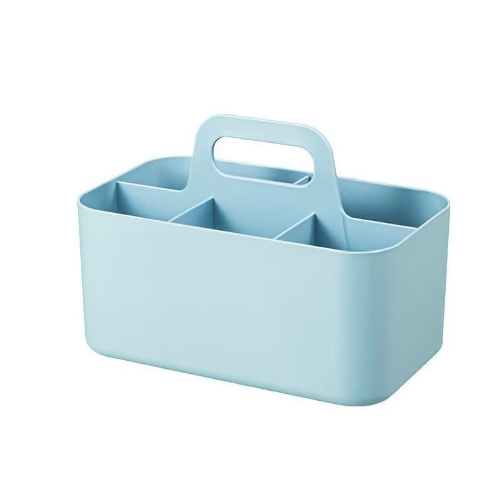 With Handle Pen Organizer Portable Desk Storage Basket Durable Marker Pen Storage Box  Office Use