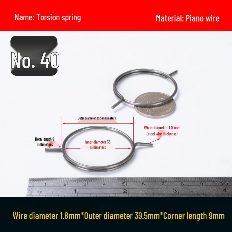 Yellow Anti-Theft Door Handle Torsion Spring for Interior Sliding Doors In Hotels and Bathrooms