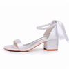 Plus Size Shoes for Women Summer Elegant Women White Platform High Heel Party Evening Wedding Sandals Peep Toe Slip On Shoes