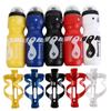 750ml Fahrrad-Wasserflasche Mountainbike Rennrad Wasserflasche Outdoor Cycling Kessel Tragbar mit Flaschenhalter Fahrradzubehör Drop
