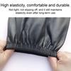 1 Pair Waterproof Arm Sleeves Oil-Proof Imitation Leather Arm Sleeves with Elastic Cuffs Long Protective Covers for Kitchen Labor Industrial Work
