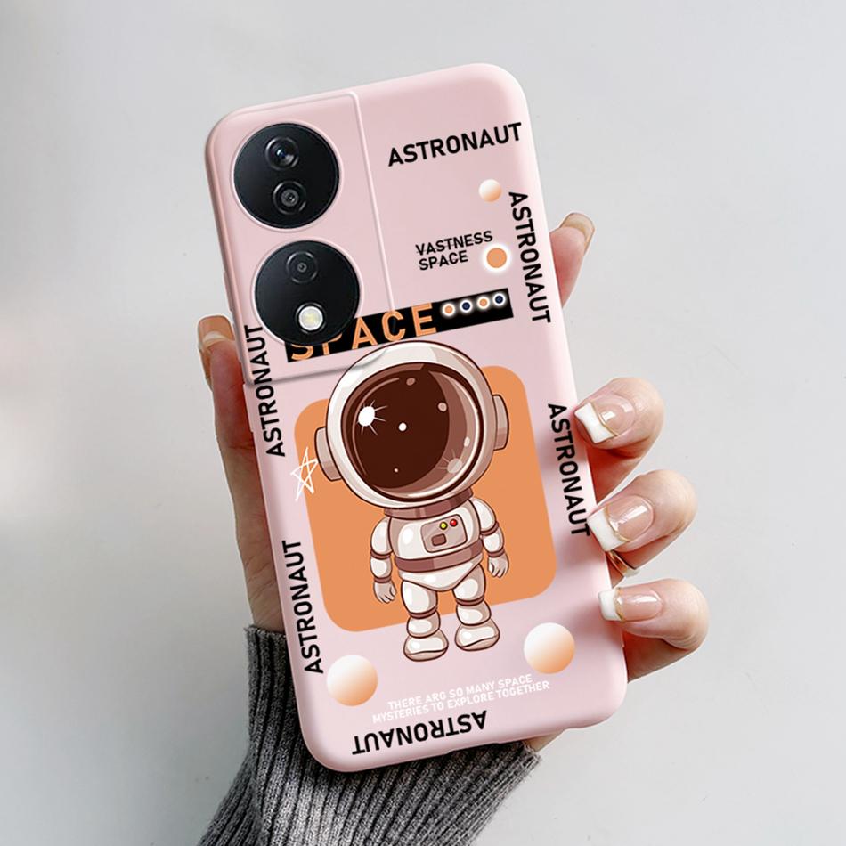 For Honor X7 X7a X7b Case Cute Astronaut Cartoon Cover Soft TPU Phone Case For Honor X7a X 7 a b HonorX7 HonorX7a HonorX7b Shell