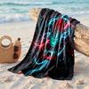AC Milan Print Microfiber Beach Towel Quick Dry Absorbent Large Towel For Beach Swimming Travel