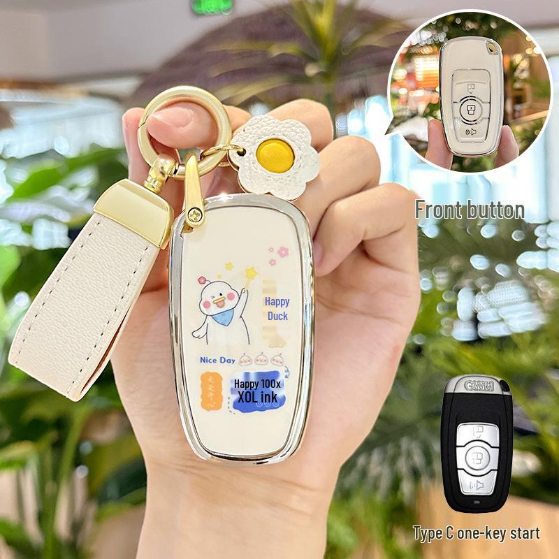 Haval H6 Key Case for M6, F7, Chitu, H2, Big Dog, H9, F5, Cool Dog Models - Third Generation.