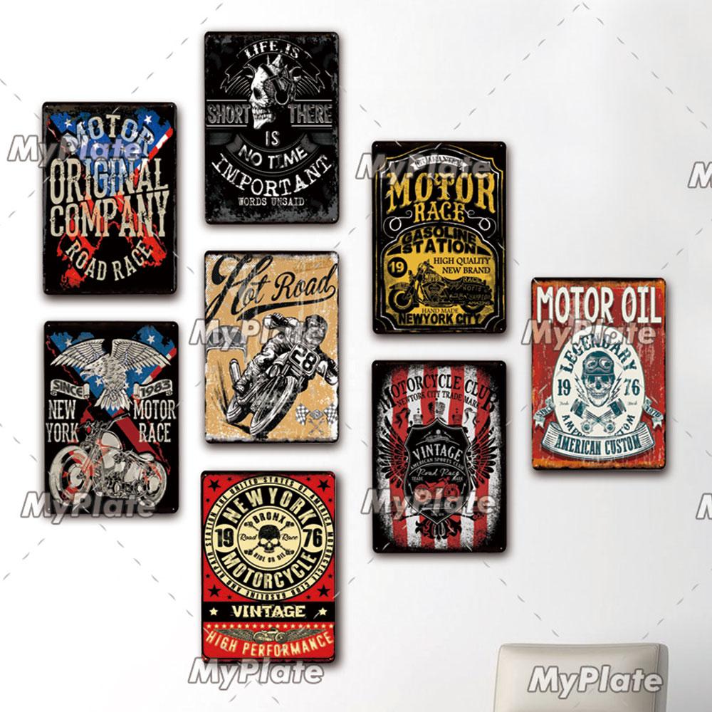 Motorbike Metal Sign Vintage Plaque Tin Sign Wall Decor For Garage Plate Crafts Art Ride Or Die Poster Gift Custom Drop Shipping