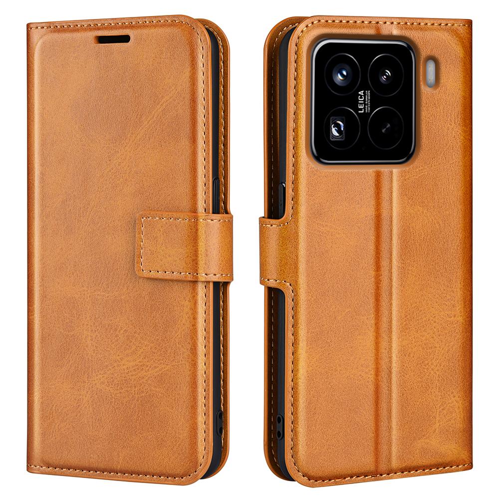 For Xiaomi 15 Pro Stand Case Anti-Scratch Calf Texture Leather Phone Cover