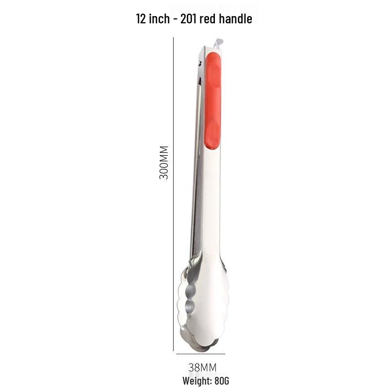 Riyue Xingchen Thickened Stainless Steel Food Tongs