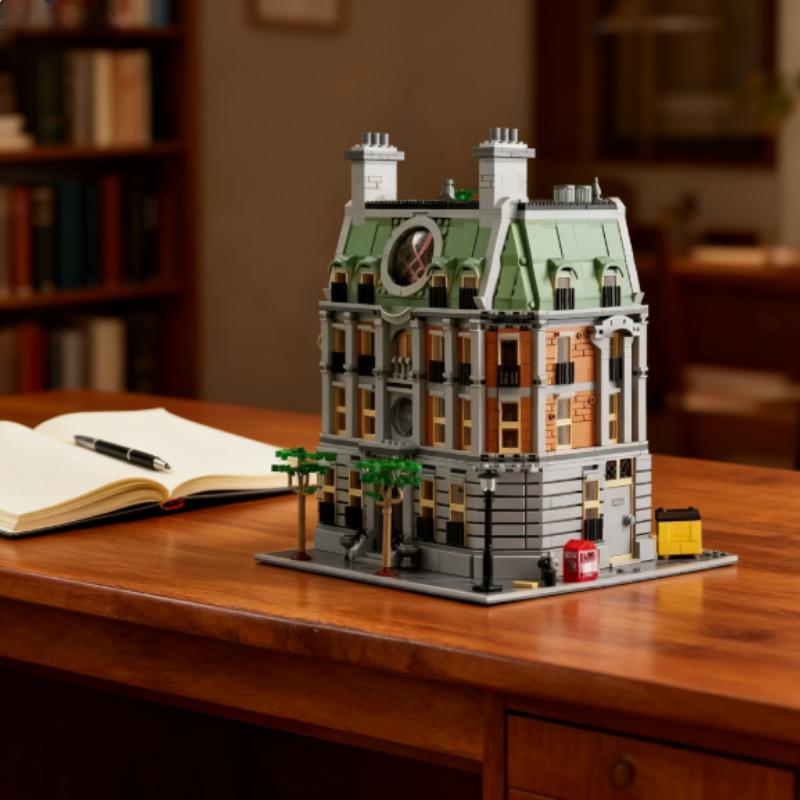 2708pcs Modern Urban Streetscape 76218 Model Building Block Assembly Brick Architecture Christmas Toys Boy Kids Birthday Gifts