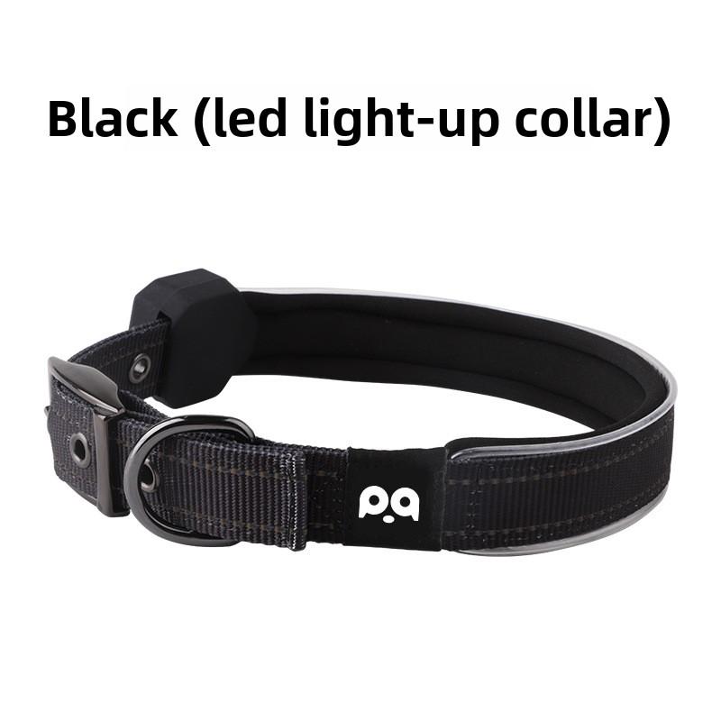 Zwierzę LED Światło Luminous Obroża USB Ładowanie Obroża dla Psa Średni Duży Pies Pies LED Luminous Obroża