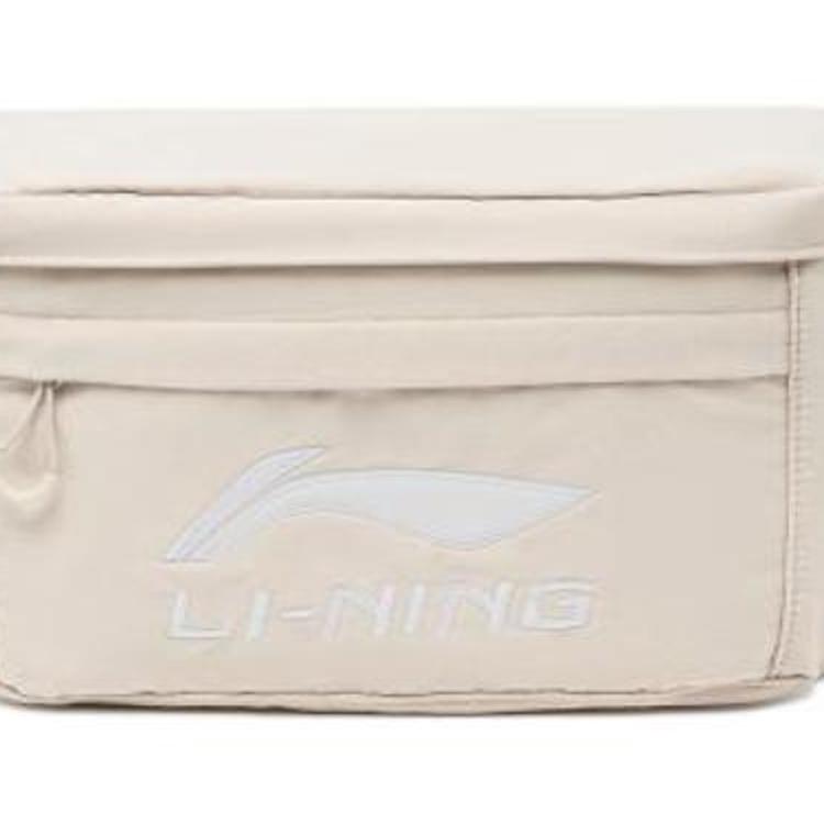 New LiNing Polyester Fiber Crossbody Bag, Sling Bag, Fanny Pack Regular Unisex Moonlight Gray ABDT335-1