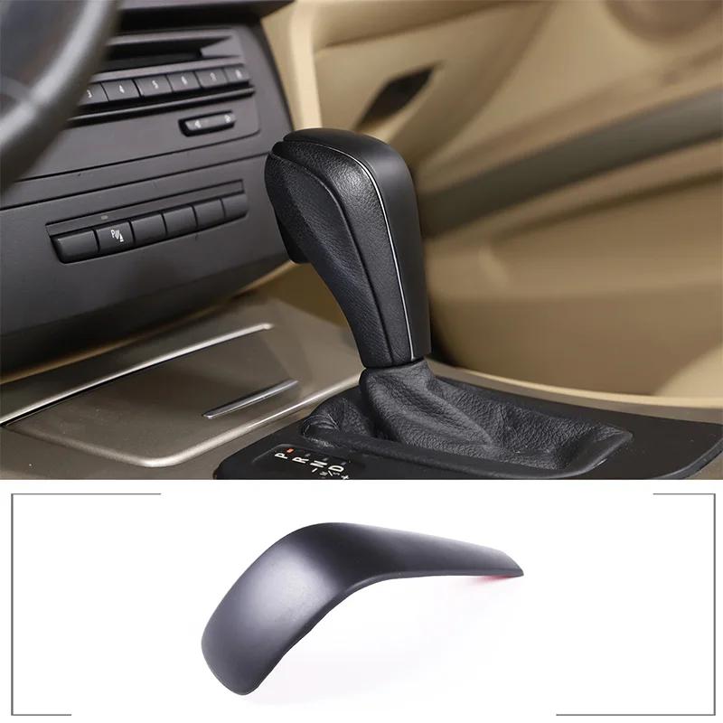 

For BMW 1 Series 3 Series X1 E90 E92 E93 E87 ABS Carbon Fiber/Matte Black Car Shift Head Patch Decoration Car Accessories матовий чорний колір