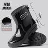 Short spring and autumn fashion exquisite women's shoes women's short rain shoes kitchen water shoes non-slip mother women's rubber shoes foot boots