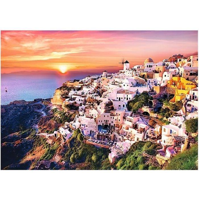 Puzzle 1000 pièces - TREFL - Santorini - Paysage et nature - Intérieur - Mixte