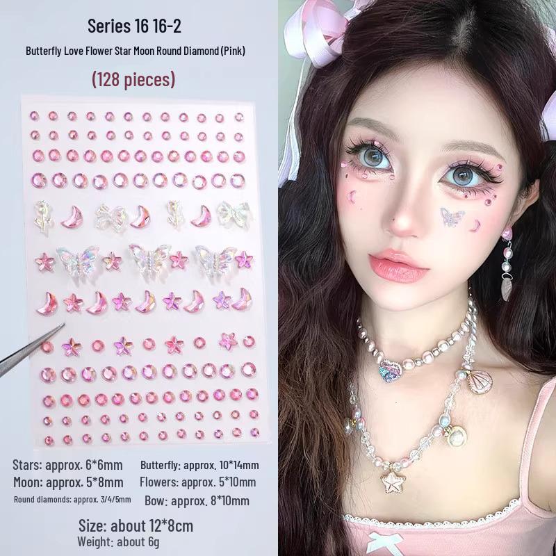 

Стразы для макияжа глаз в форме капли - Бабочка Жемчуг Бинди Украшения для лица