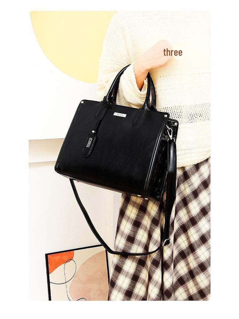 Women's 2025 Trendy Large Capacity Casual Tote Handbag & Crossbody Bag