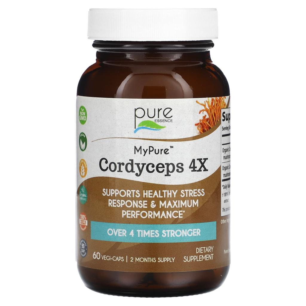 Mypure, Cordyceps Sinensis 4X, Veganské kapsle 60