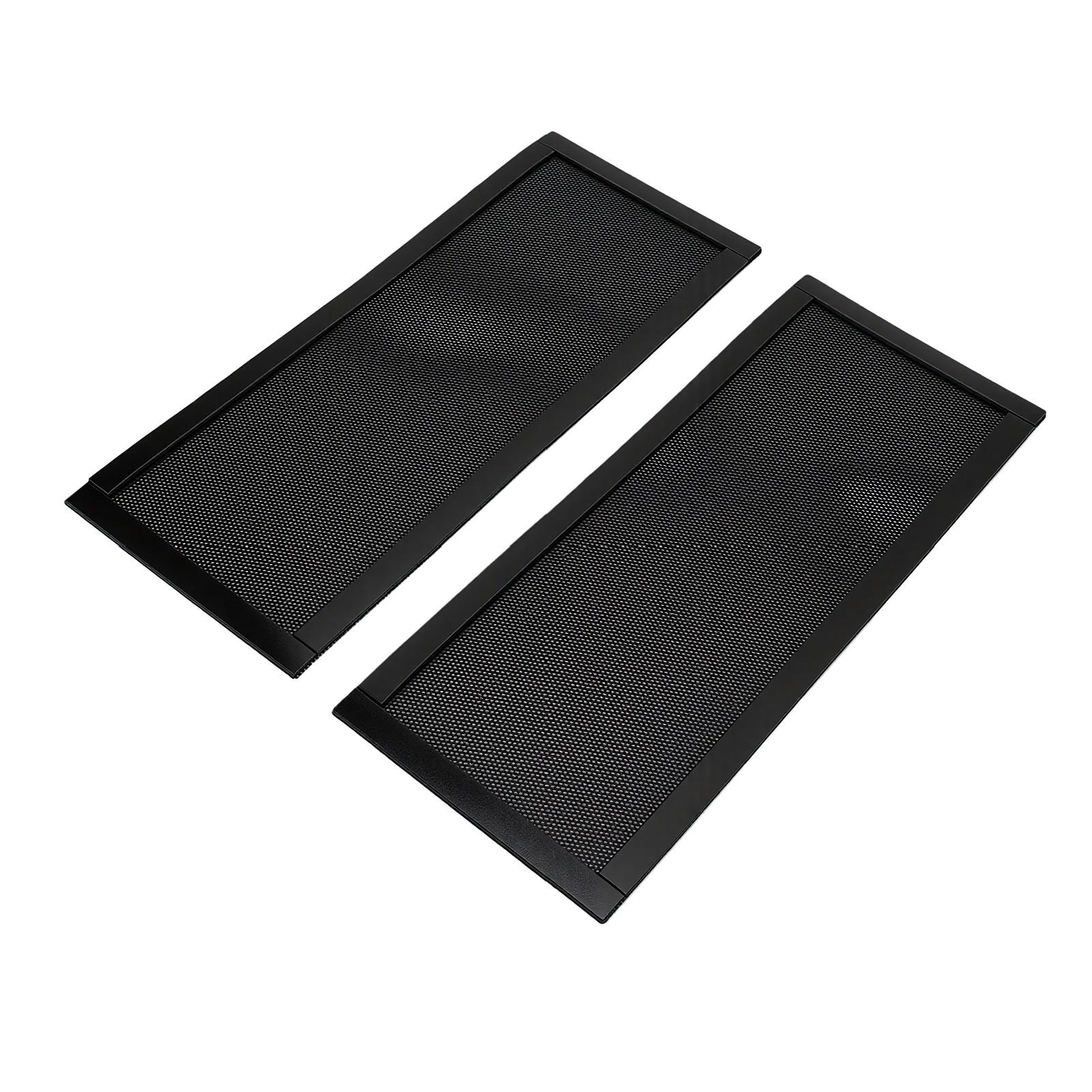 2 Pièces Couvre-Bouches d'Aération Magnétiques au Sol PVC 10x3.9 Pouces Grille d'Écran d'Aération Couvercle de Bouche d'Aération au Sol pour Maison Mur Plafond Sol