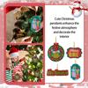 Chirstmas Ornaments, Acrylic Hanging Xmas Tree Decoration Home Car Backpack Pendant Gift For Kids