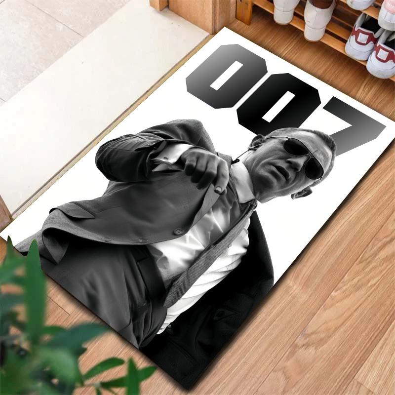 James Bond Carpet Rug for Living Room Bedroom Home Sofa Decoration,Kids play Nonslip Floor Mat