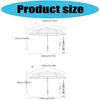 Automatic Stormprevent Umbrella With Simple Open Large Canopy Wind Resistant For Heavy Rain Prevent And Reverse Folding