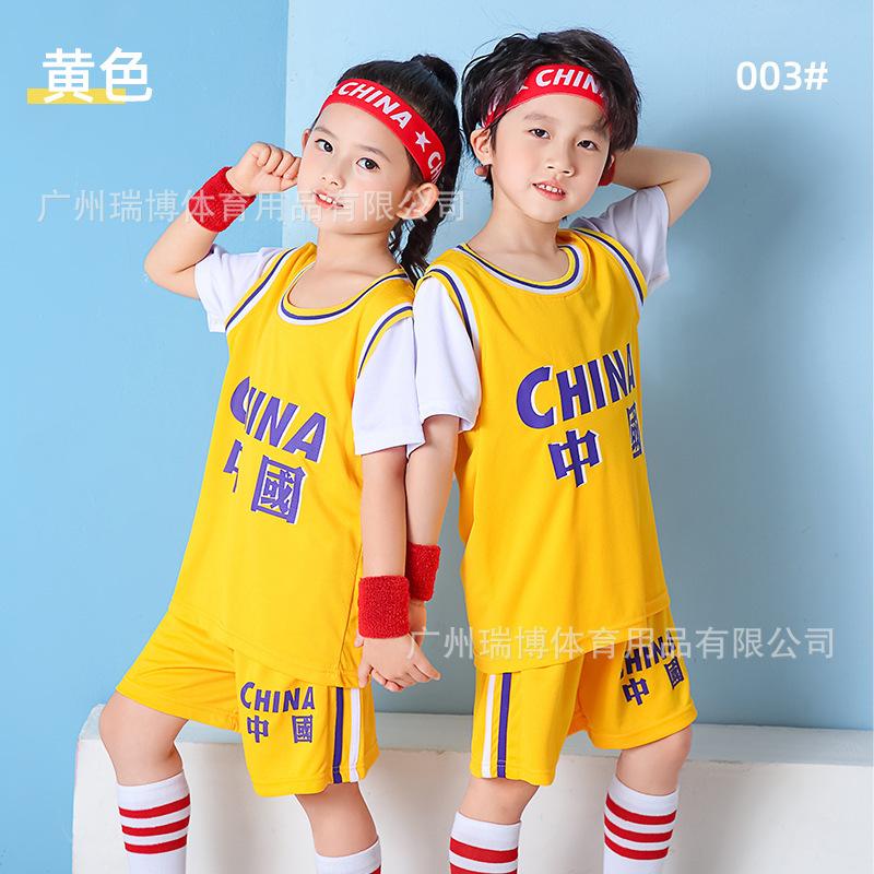 Football training clothes, new short-sleeved basketball clothes, wholesale fake two pieces, sports performance activities, breathable and quick-drying