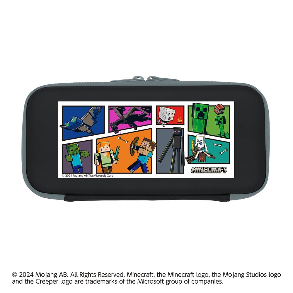 Lisensiert kombinasjonsveske for Nintendo Switch-familien Minecraft Comic Design [Nintendo-produkt]